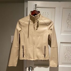 Women’s leather jacket. Made and purchased in Florence a Italy.